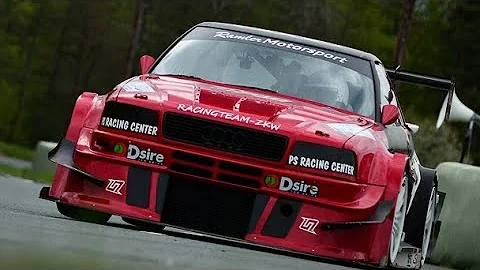 Karl Werner Audi S2 R Quattro - 5 Zylinder Engine Sound Hill Climb Monster Bergrallye Kitzeck 2022