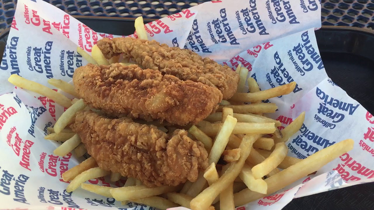 California’s Great America Outback Shacks Chicken Tenders and Fries Sep
