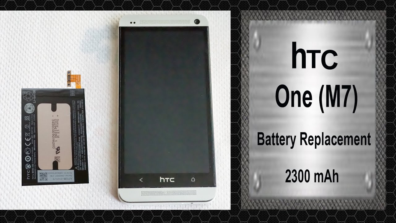 HTC One M7 Replacement 2300mAh -