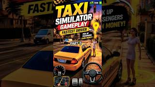 🚕 Can I Get Every Passenger to Their Destination On Time? 😱 | Taxi Simulator #shorts
