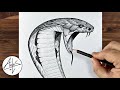 كيفية رسم ثعبان الرسم للمبتدئين 