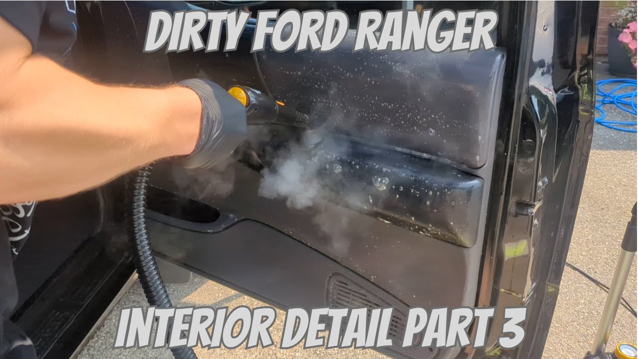 Interior Detail on a Dirty Stained Work Truck Ford Ranger Part 3 Lake
