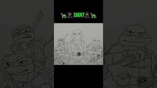 How To Draw Teenage Mutant Ninja Turtles | TMNT : Mutant Mayhem #shorts #drawing #tmnt