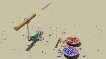 Blender 2.5 Alpha 0 Capsule test render - Bullet Physics