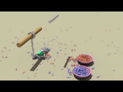 Blender 2.5 Alpha 0 Capsule test render - Bullet Physics