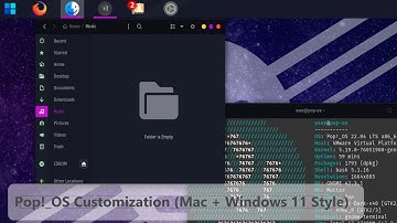 Pop!_OS Customization (Mac + Windows 11 Style)