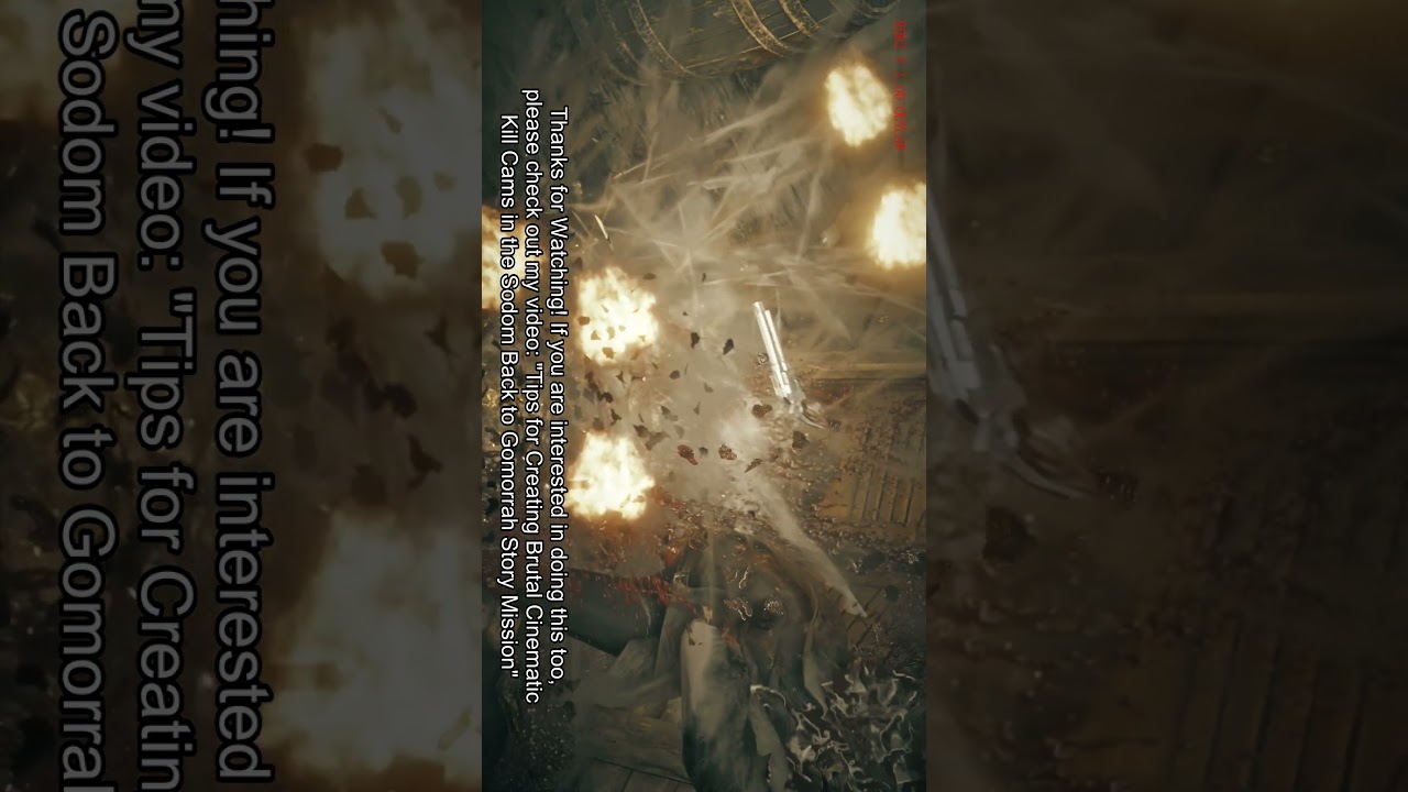 RDR2 Brutal Fire Arrow Fire Bottle Dynamite Explosion Kill Cam 01 