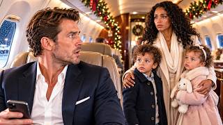 Billionaire Boarded a Christmas Eve Flight Angry—Until He Saw His Ex-Wife Holding Their Twins