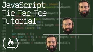 JavaScript Tic Tac Toe Project Tutorial  - Unbeatable AI w/ Minimax Algorithm screenshot 2