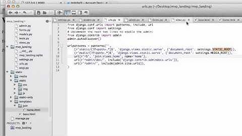 Django Tutorial -- MVP Landing Page: HTML Templates (6 of 17) Coding For Entrepreneurs