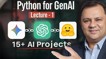 Python for Generative AI || Lecture 1: Step-by-Step Learning to Build AI Models