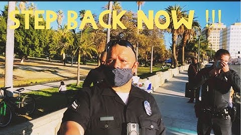 #LAPD Tyrant touches me then comes out with made up stuff #Doesn’t like camera # must watch
