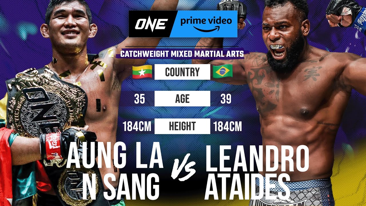 MONSTER KNOCKOUT 🤯👊 Aung La N Sang DESTROYED Leandro Ataides