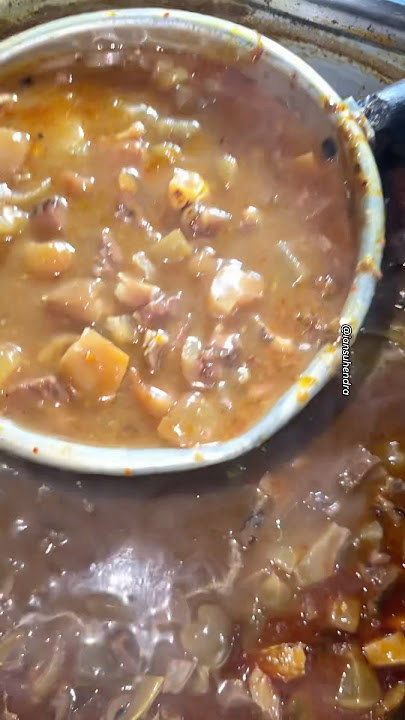 Lontong Kikil Dautah | Empuk dagingnya dengan kuah pedas yang nagihin #dinjajanin