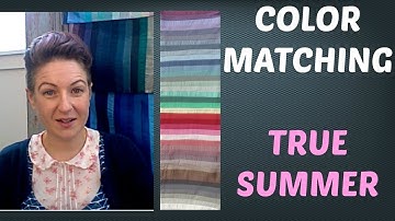 Summer Color Palette - Mix and Matching Colors for Clothing | Cool Skin Undertone | Color Analysis