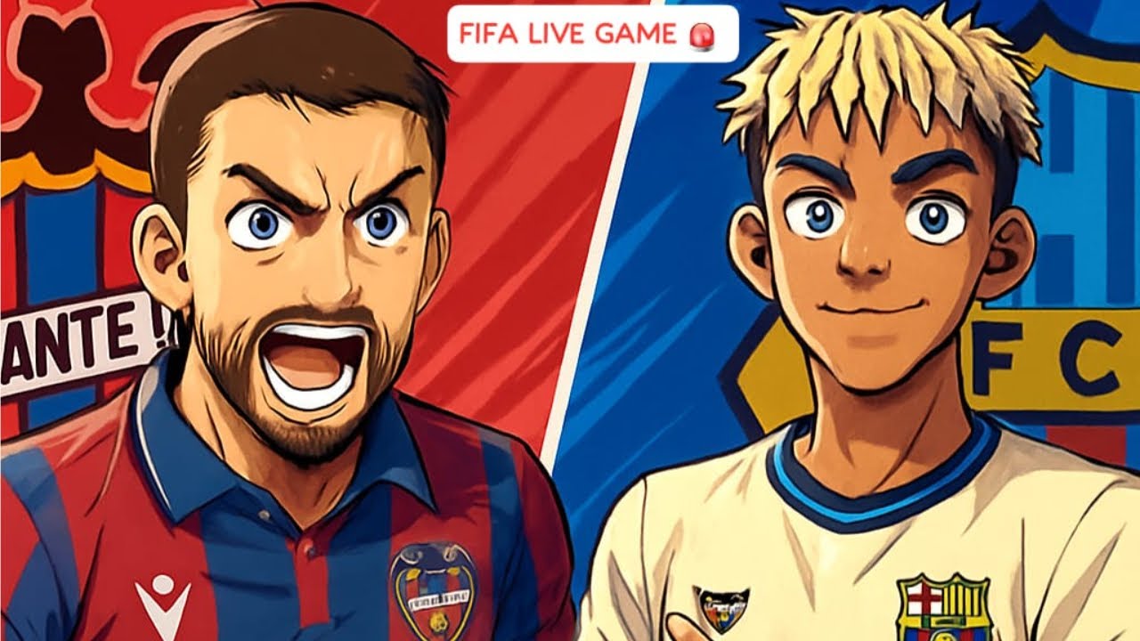 🔴 Levante 🆚️ Barcelona 🟠 | FIFA 22 Simulation — La Liga LIVE 🚨