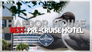BEST PRE-CRUISE HOTEL IN GALVESTON | Harbor House Hotel |DISCOVER GC Full Ep.1