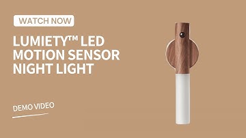 LUMIETY™ LED Motion Sensor Night Light Demo Video