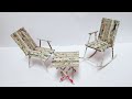 Best Out Of Waste Newspaper Craft Idea | DIY Rocking Chair and Table | Craft Nifty Creations