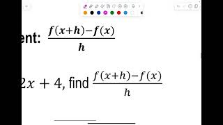 Day 3 - Function Notation and the Difference Quotient