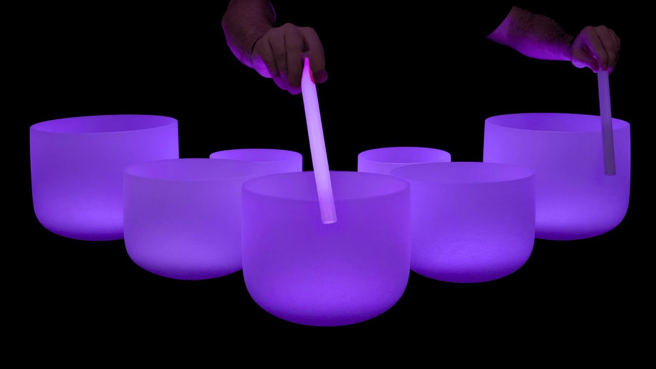 432 Hz Crystal Bowls Healing Sounds for Instant Calm & Deep Sleep - YouTube