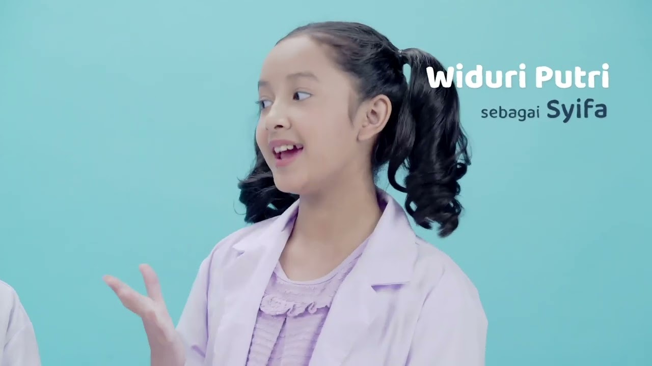 Eksperimen Sains bersama pemain film Nussa: Muzakki, Ocean, Widuri dan Ali.