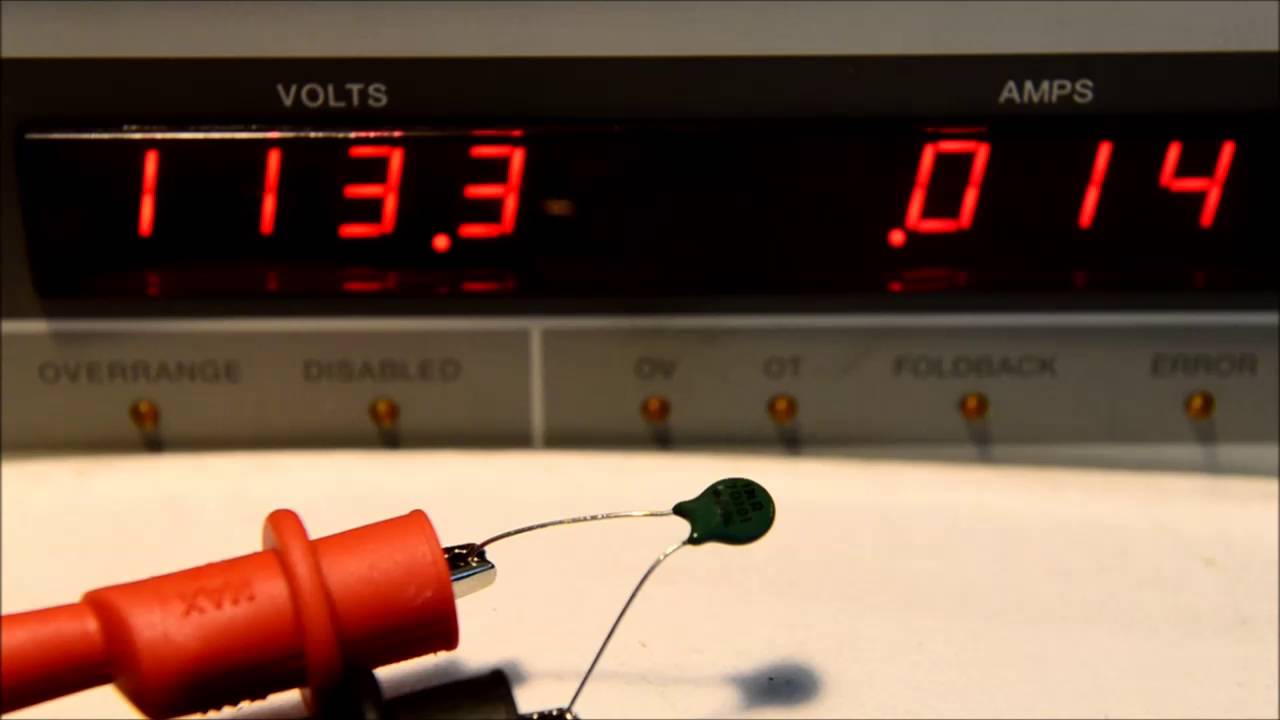 metal oxide varistor(MOV) 과부하 테스트