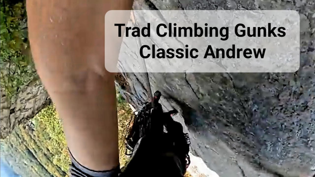Gunks Standard Rack #351 Trad Climbing Gunks Classic Andrew at the Gunks - YouTube