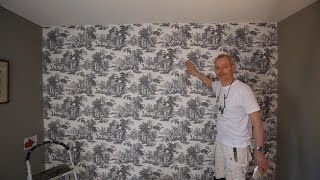How to wallpaper a feature wall