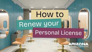 How to Renew A Personal License