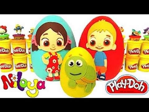 Niloya Mete ve Tospik 3 Sürpriz Yumurta Oyun Hamuru - YouTube