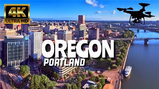 Oregon, Portland In 4K By Drone - Amazing View Of Oregon, Portland