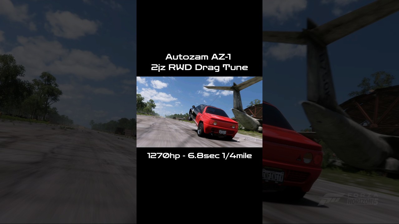 Forza Horizon 5 - Autozam AZ-1 Insanely Fast 2jz Drag Tune 