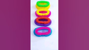 Robot satisfying Asmr pop tubes || #satisfying #creative #asmrsounds #poptubesound #diy