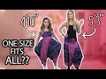 Women Try One Size Fits All Clothes