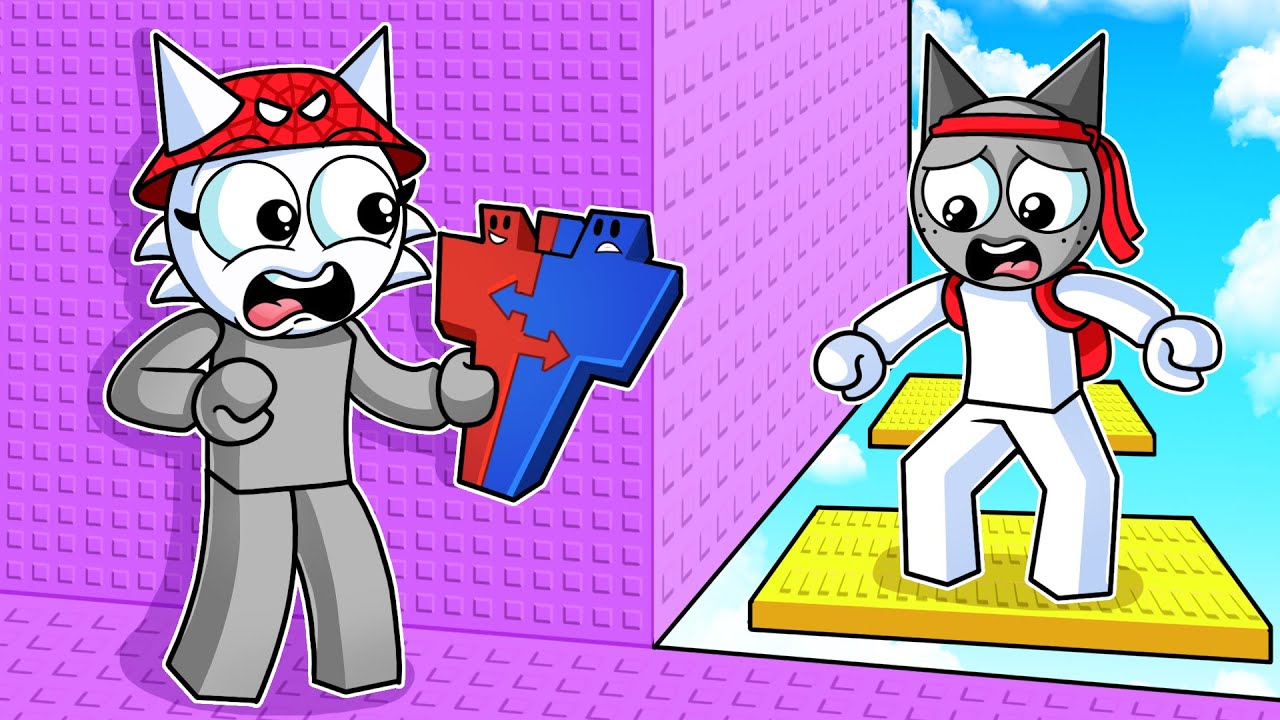 TROLLEO a Mi NOVIO en la TORRE TROLL de INTERCAMBIO de CUERPOS en Roblox