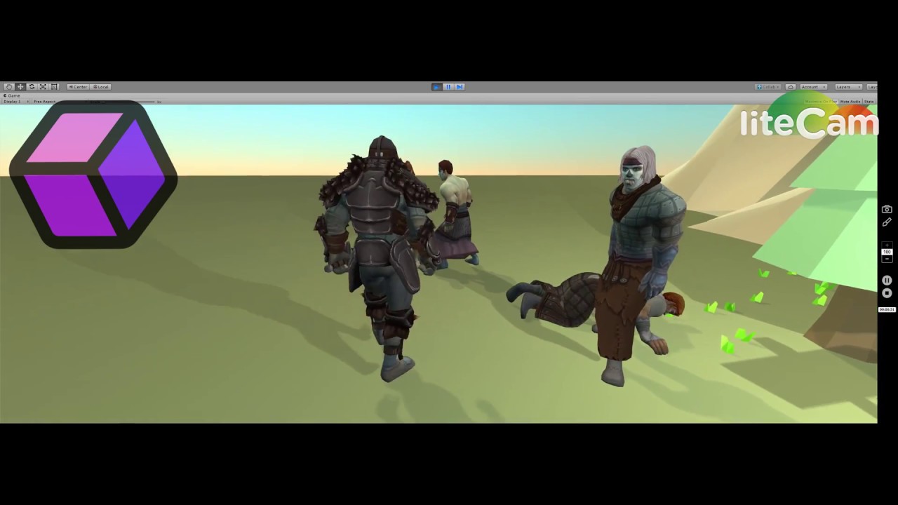 Unity3d ragdoll melee fight - YouTube