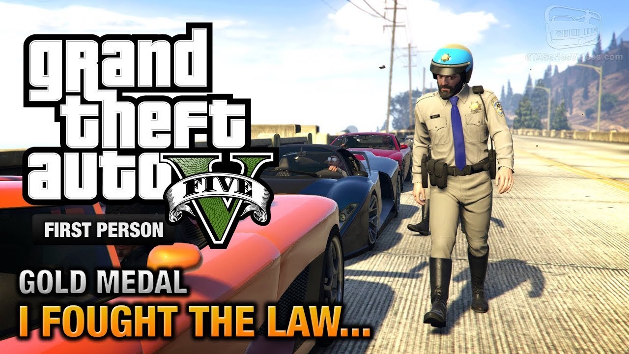 GTA 5 - I Fought The Law Mission Gameplay And Gold Medal Guide - YouTube