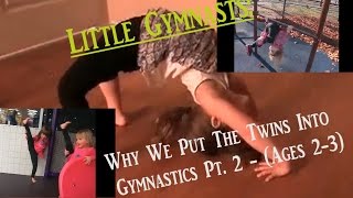 Little Gymnasts Part 2 Why We Put Our Twins Into Gymnastics Compilation Video Ages 2 & 3