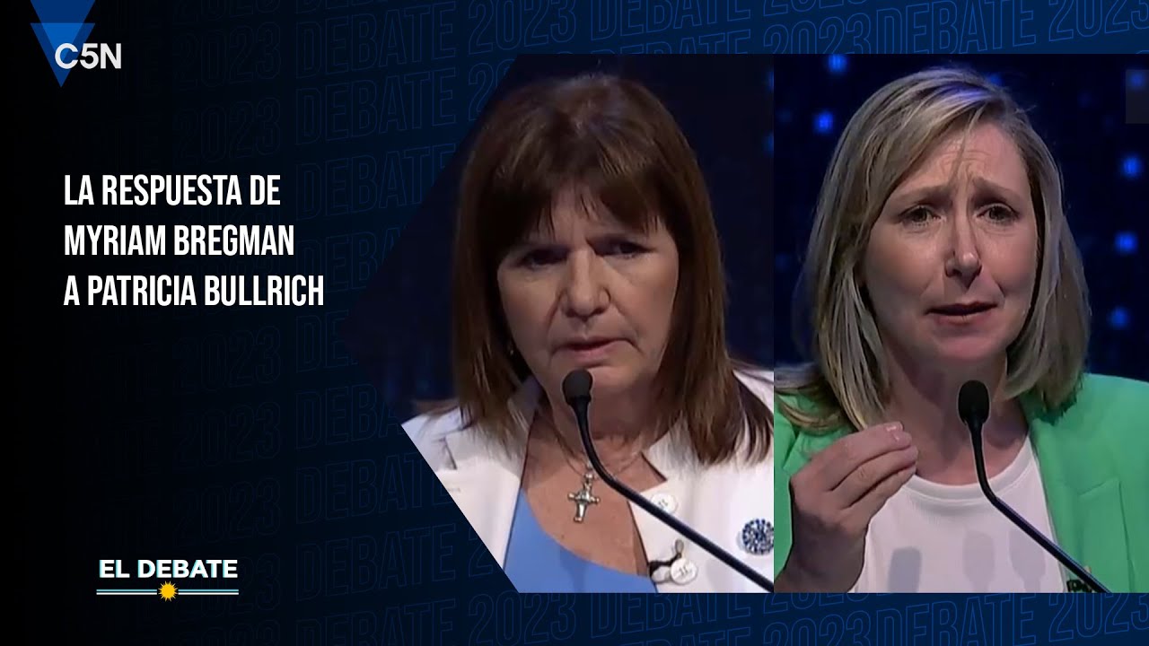 La RESPUESTA de MYRIAM BREGMAN al bloque de DERECHOS HUMANOS de ...