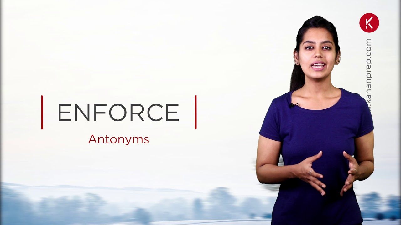 IELTS | Words made easy- Enforce - YouTube