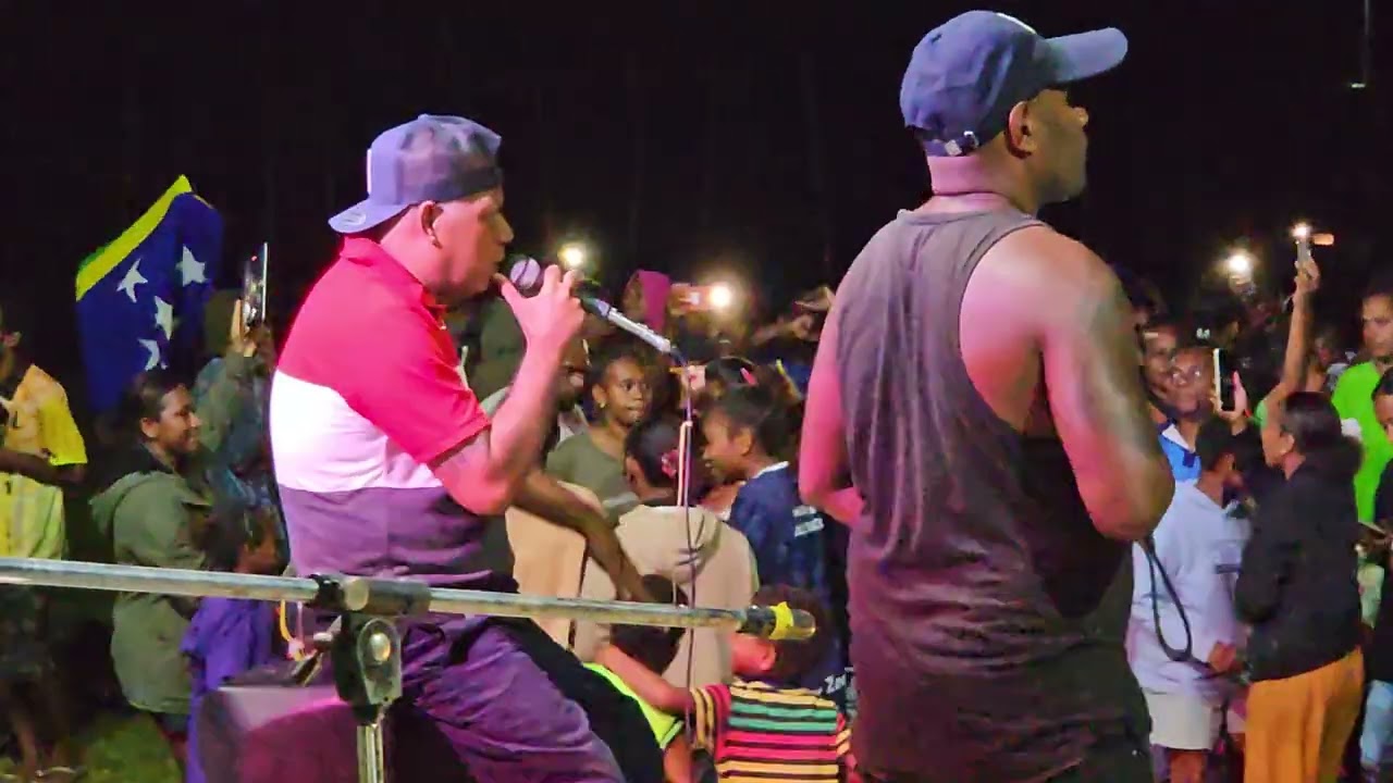 Sharzy Live Show at Torba Sports Complex, Sola, East Vanualava, Torba Province. 