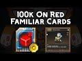 Maplestory 100k nx red familiar card cubing