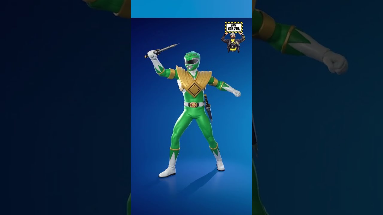  NEW GREEN WHITE POWER RANGERS Set Gameplay In FORTNITE Chapter 6 Season 4 Battlepass