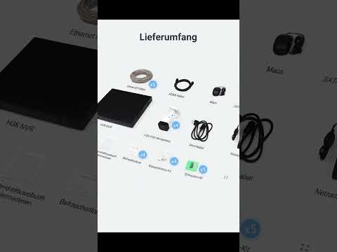EZVIZ 4K Kamera Set (H3K PoE Kit)
