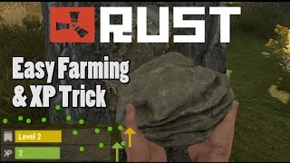 Easy Farming and XP Trick (PRO TIP) - RUST