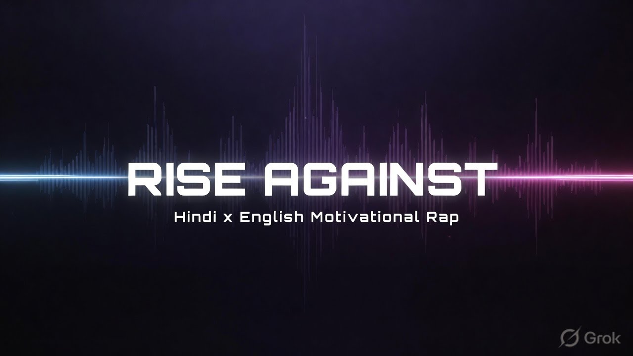 Fall. Learn. Rise Again. 🔥A powerful Hindi x English motivational rap about struggle, comeback. 