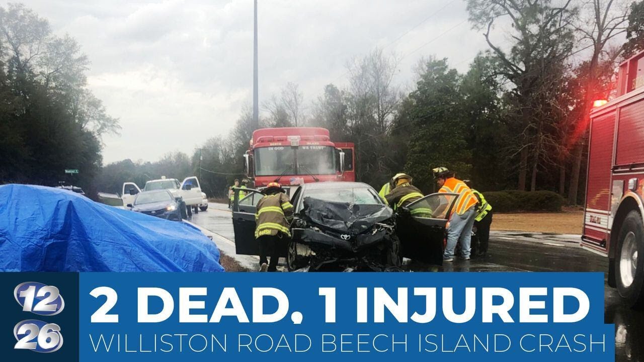 2 dead, 1 injured after crash on Williston Road - YouTube