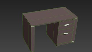 Моделирование письменного стола в 3DS Max 2016. Спальня (Урок №9)