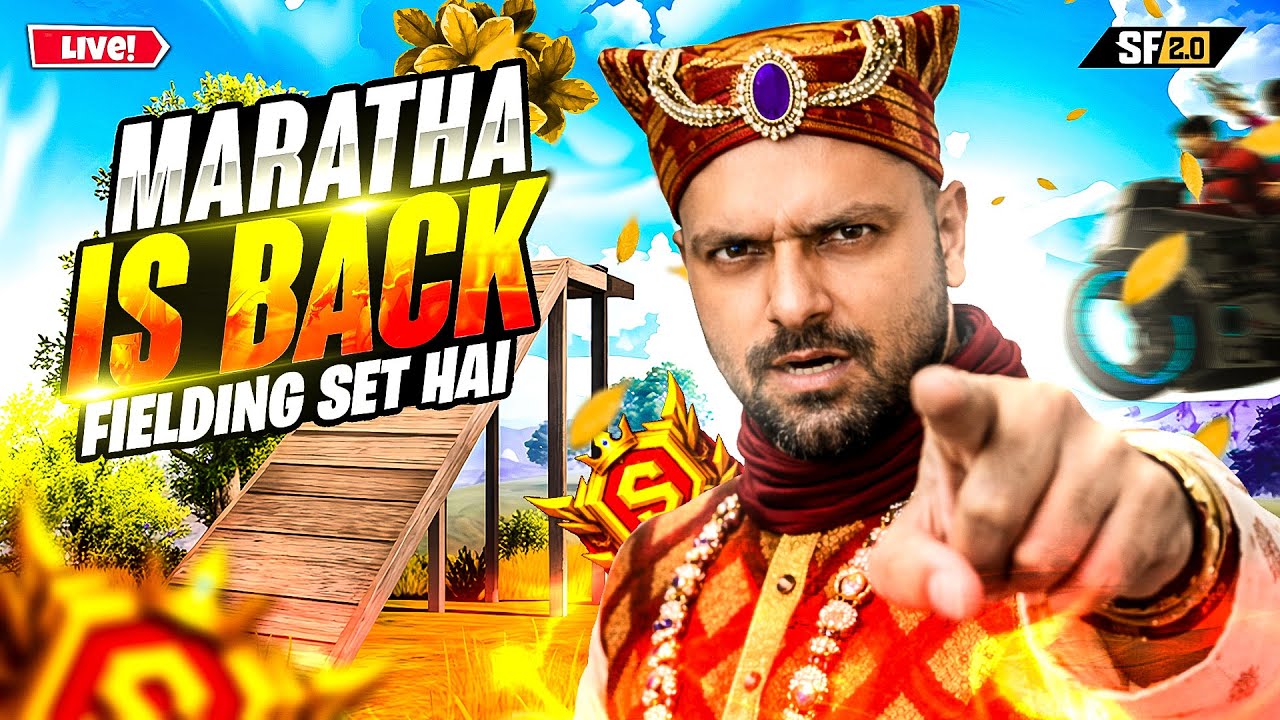 khelega scarfall indian battle royale "new  rank session 3 pushing start" _maratha live
